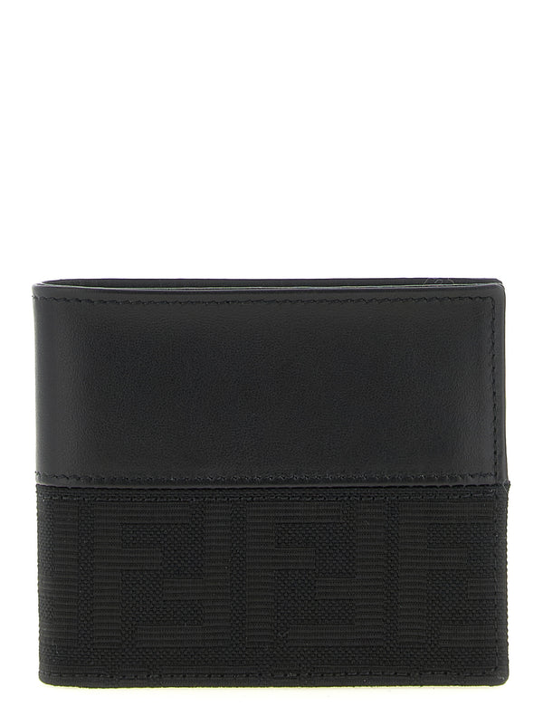 Ff Jacquard Wallet Black
