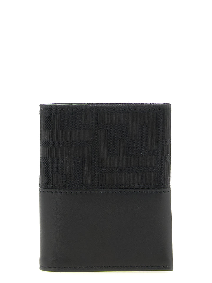 Fendi Ff Jacquard Cardholder Wallets and Card Holders - Black | 1a838ccb06c4886a43450bfef71fff18e371b38b