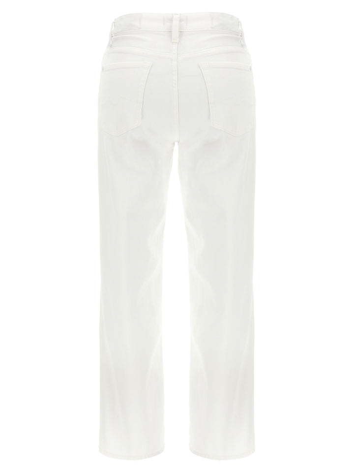 7 For All Mankind Calie Jeans - White | 9e27fabd6a6e9bd3ed36f113ad23b4002a2e7af0