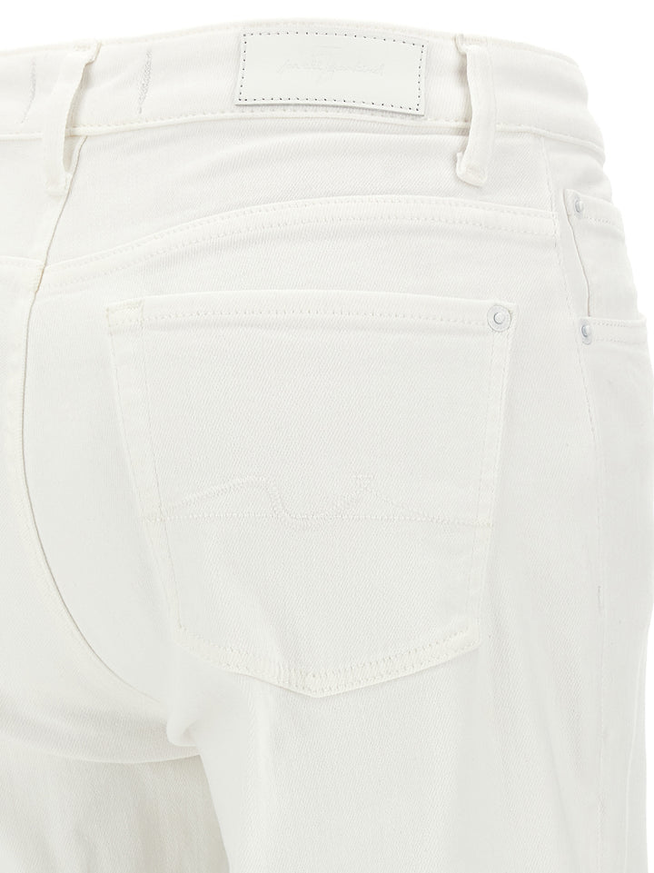7 For All Mankind Calie Jeans - White | 2cc395e89396ec7efcb3f0c07bede01f4089f604
