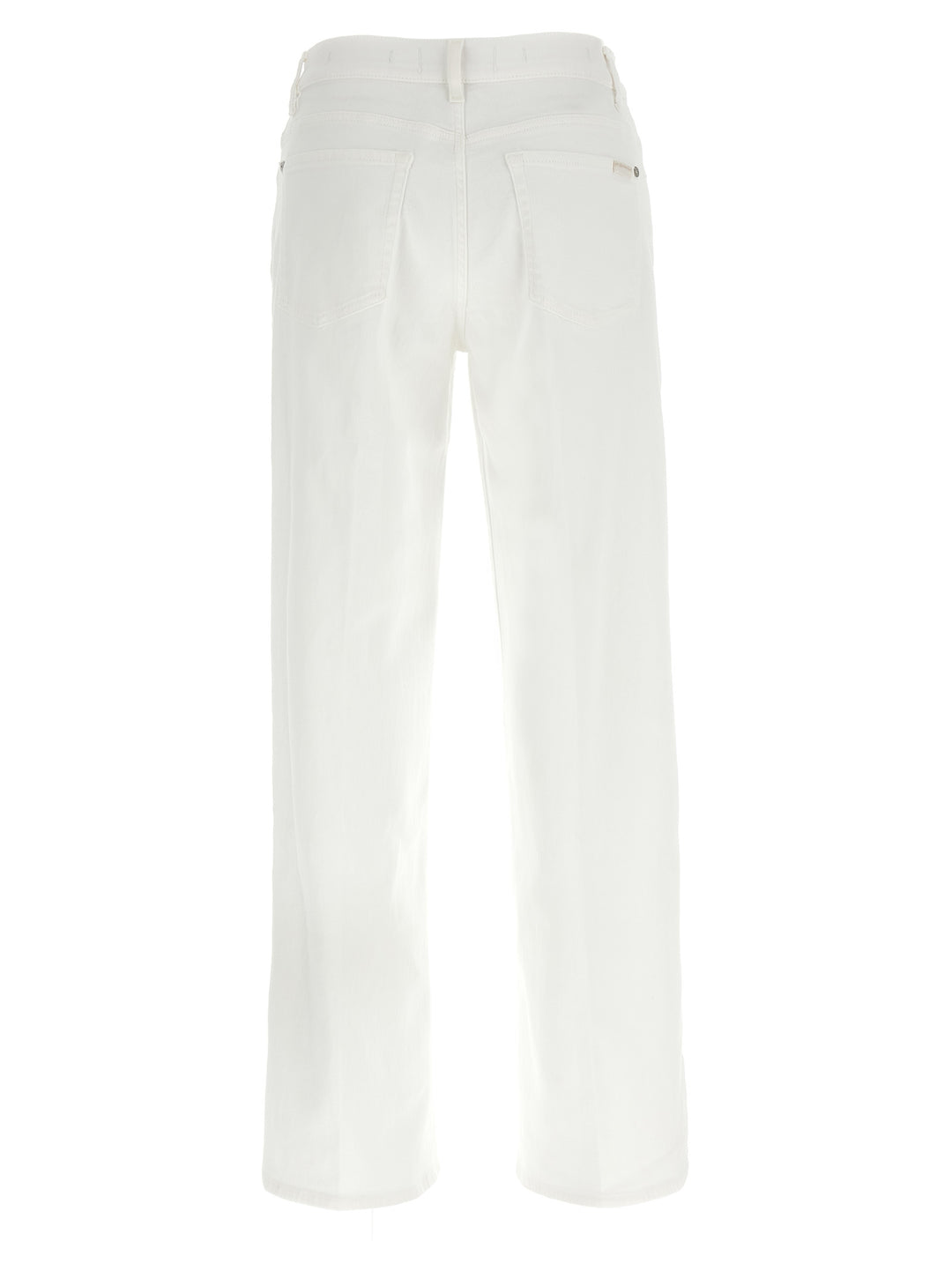 7 For All Mankind Stovepipe Jeans - White | 2484066d243e38d87552e597858d5afeee3fa0c6