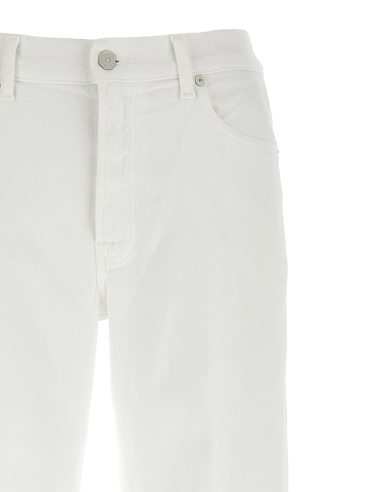 7 For All Mankind Stovepipe Jeans - White | e8f2549997bc1b9edafb21b2cf7740778f23642d