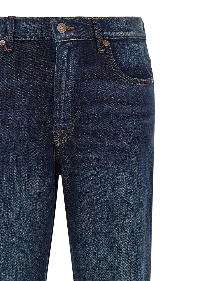 7 For All Mankind Stovepipe Jeans - Blue | 284ce3c1b1368ad3e393a21e0cfafe98f9fbd7cd