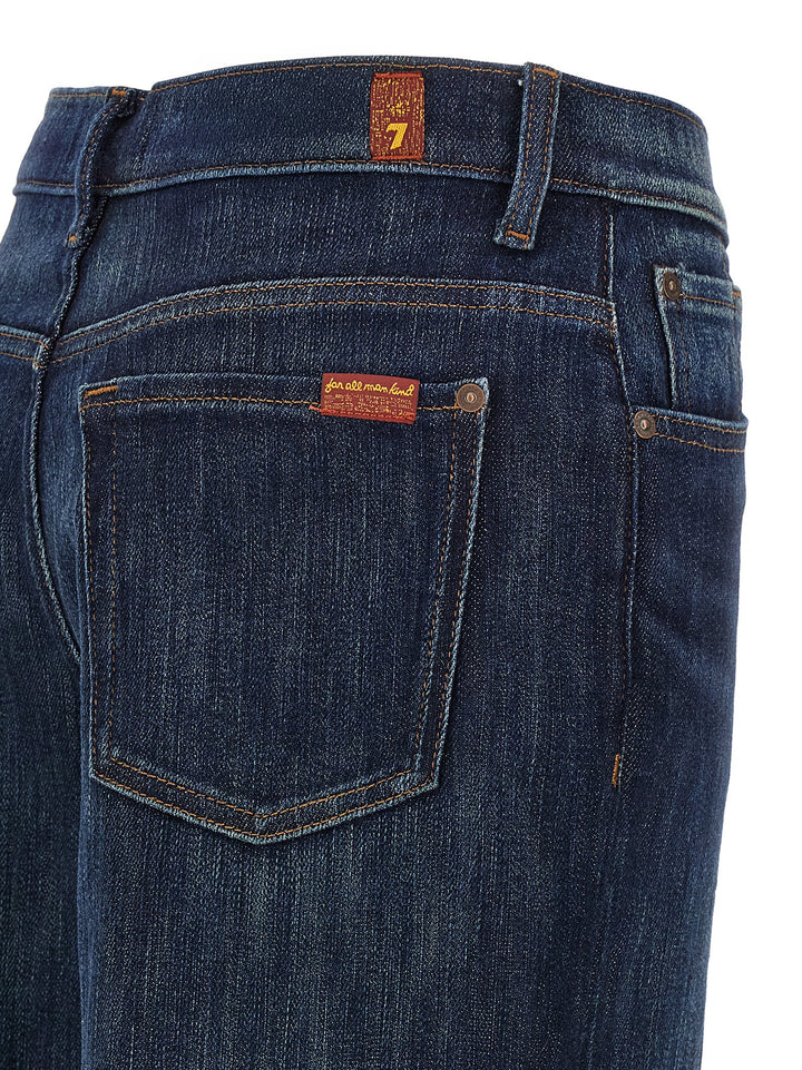 7 For All Mankind Stovepipe Jeans - Blue | 90e078a878ac2fc862f1103b6e5aabfb85968193