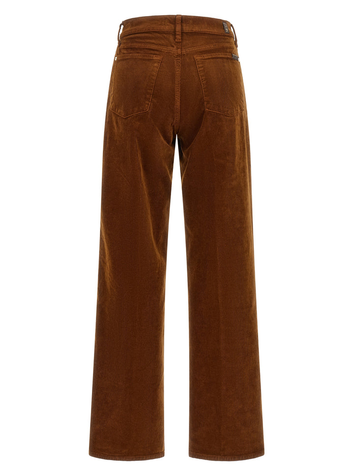 7 For All Mankind Stovepipe Straight Pants - Brown | b00ce1e31a9ec24dd08897a94dae8d3c9687a4fe