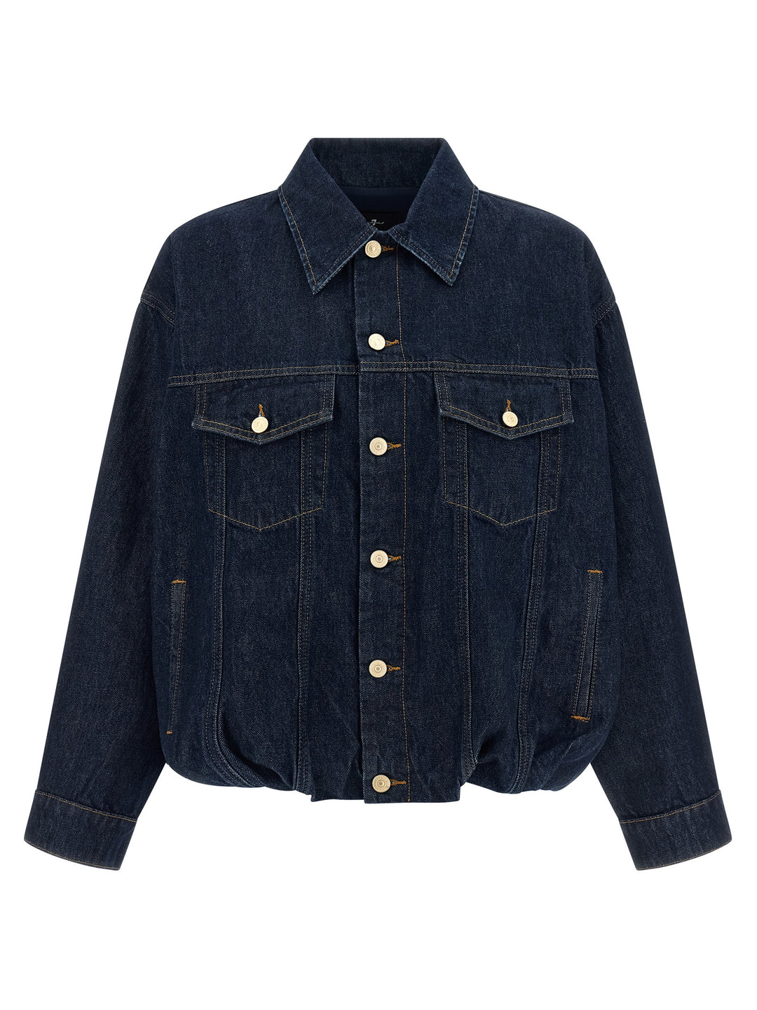 7 For All Mankind Gathered Puffer Jackets - Blue | ac5b9182ae8eecdf3daf387cb6cec8730af9c881