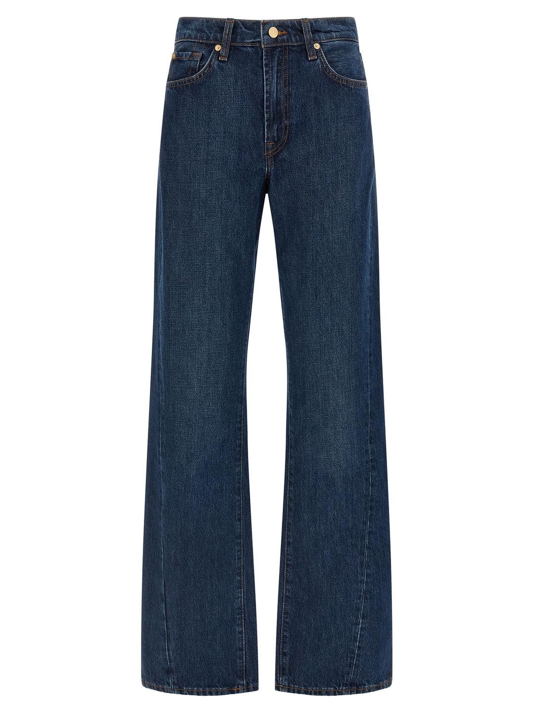 7 For All Mankind Twisted Tess September Jeans - Blue | d8aad7b47a972f1e2ee8b2aa5fc6cce26cde1236