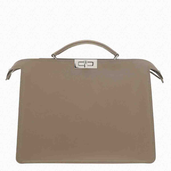 Beige Peekaboo Iseeu Medium Bag In Nylon