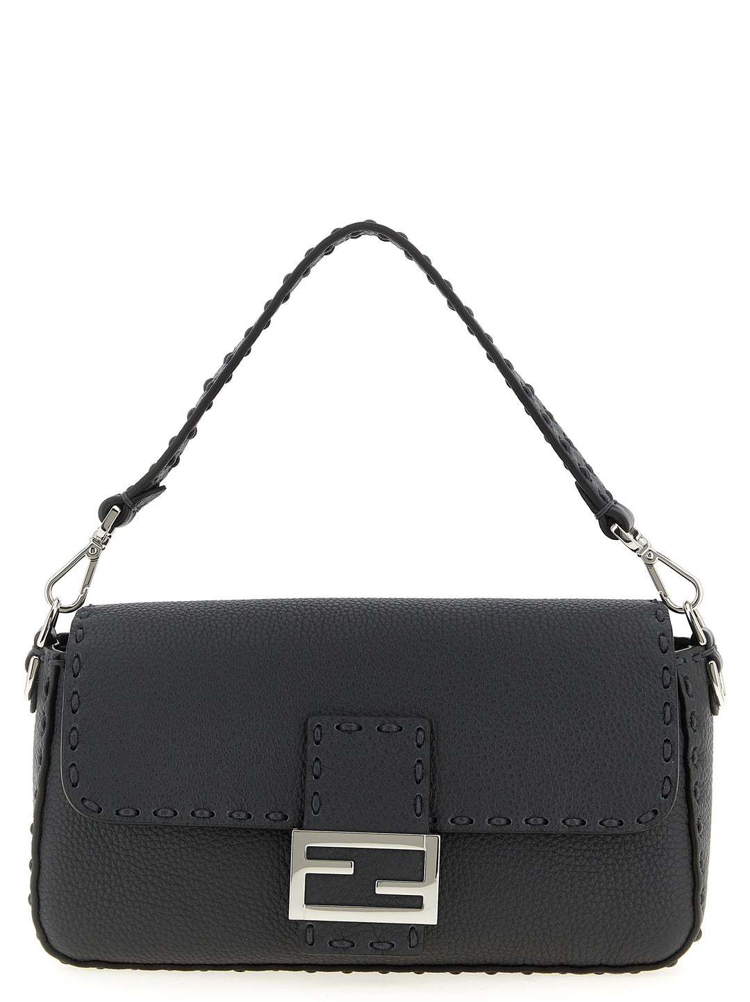 Fendi Baguette Shoulder Bags - Gray | 9ab6189770731476deabec0cdc47890660d7a262