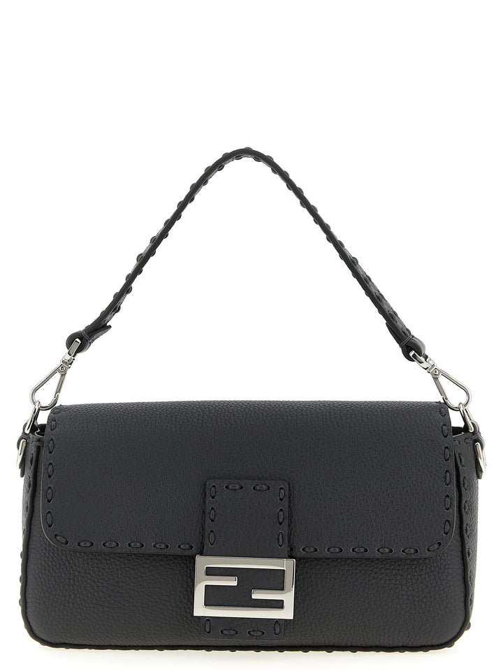 Fendi Baguette Shoulder Bags - Gray | 9ab6189770731476deabec0cdc47890660d7a262