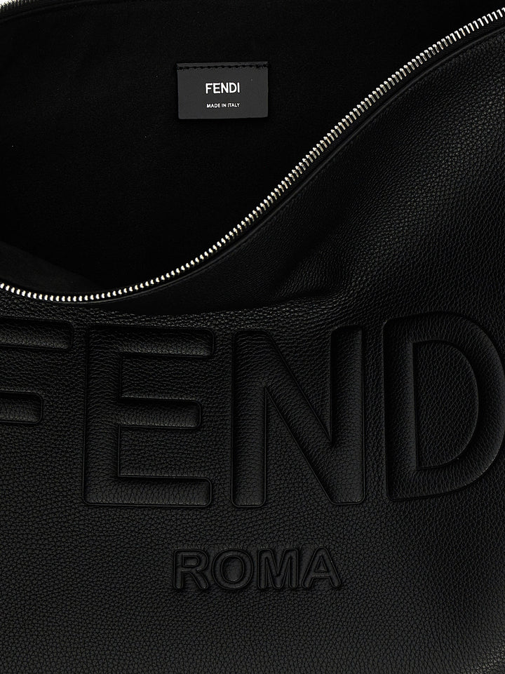 After Fendi Roma Shoulder Bags Black