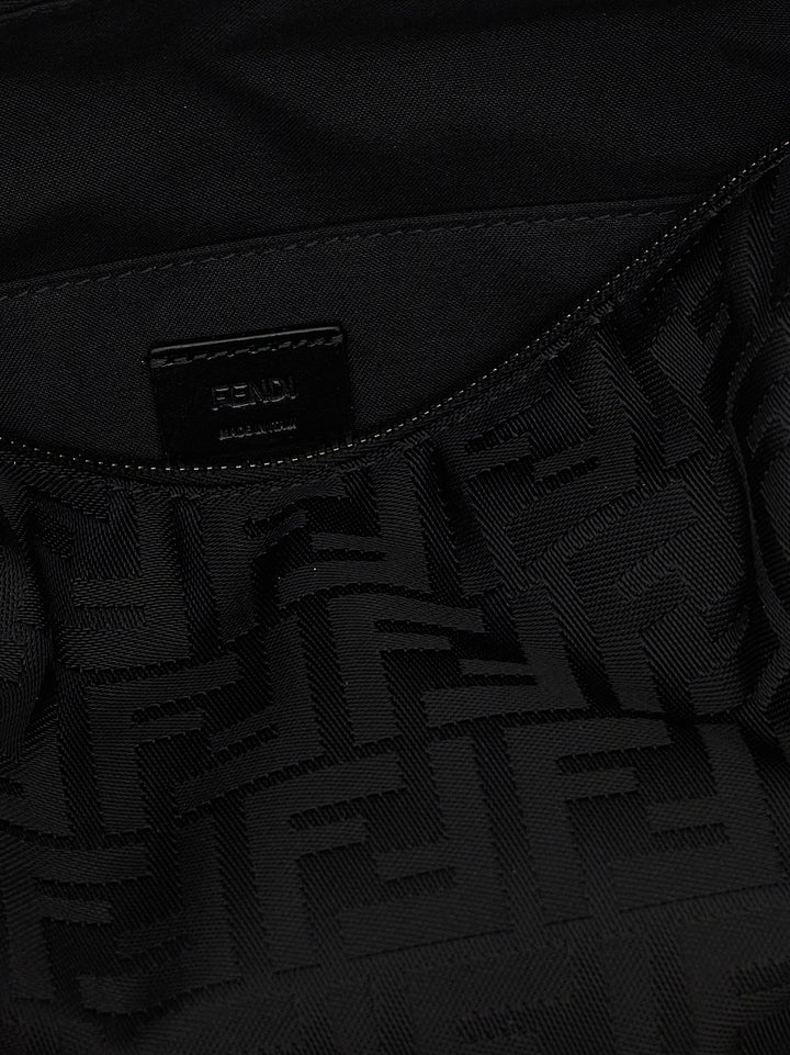 Fendi Fendi Lui Medium Squared Ff Shoulder Bags - Black | c21990f59b42daec58a031b403b6988e6418b95c