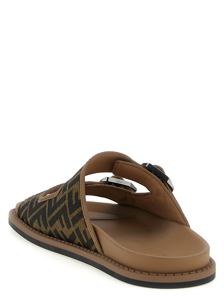 Fendi Fendi Feel Sandals - Brown | d563e4f63567d76400c91a688b683c721c35e55e