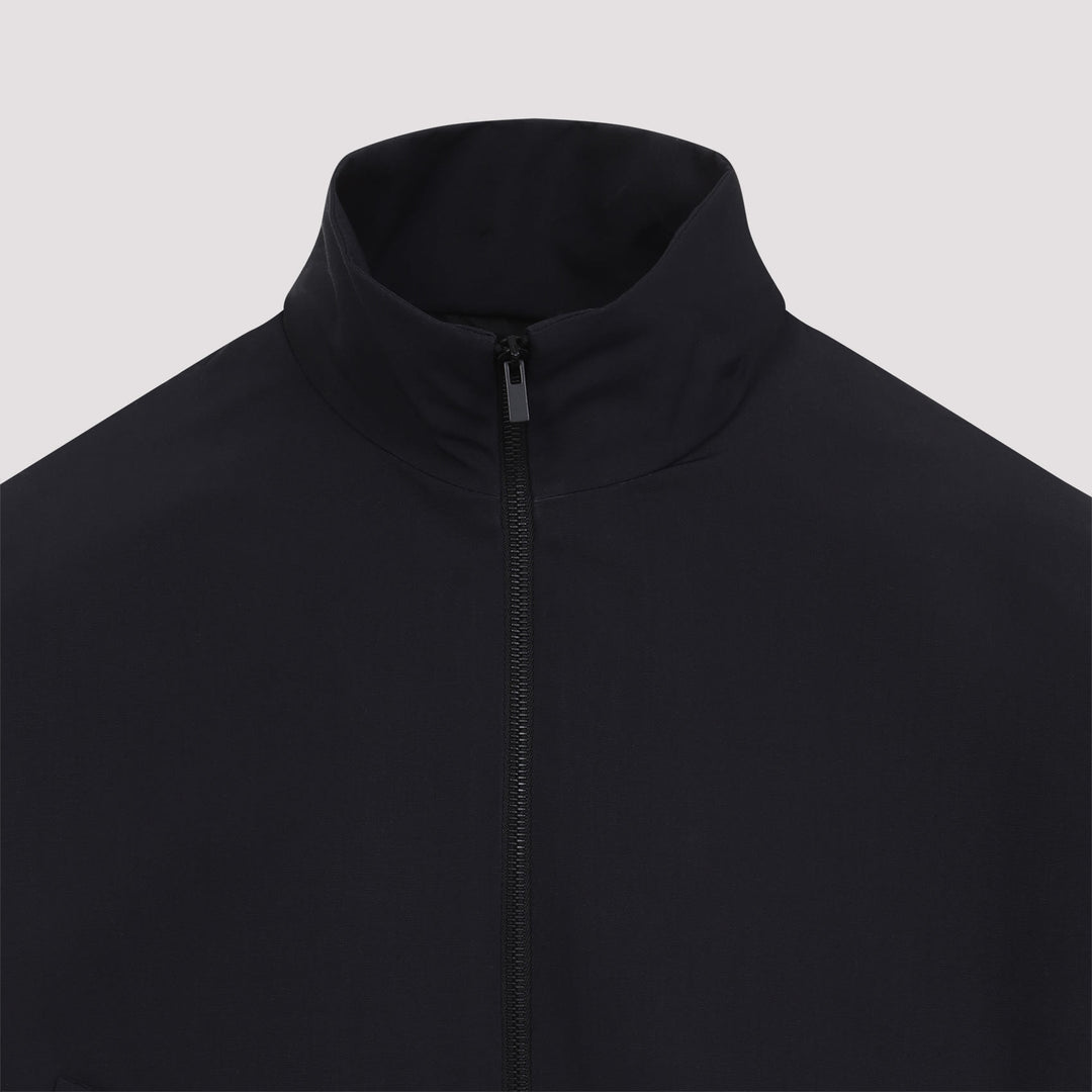 High Neck Track Jacket Jackets Blue