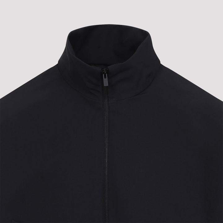 High Neck Track Jacket Jackets Blue