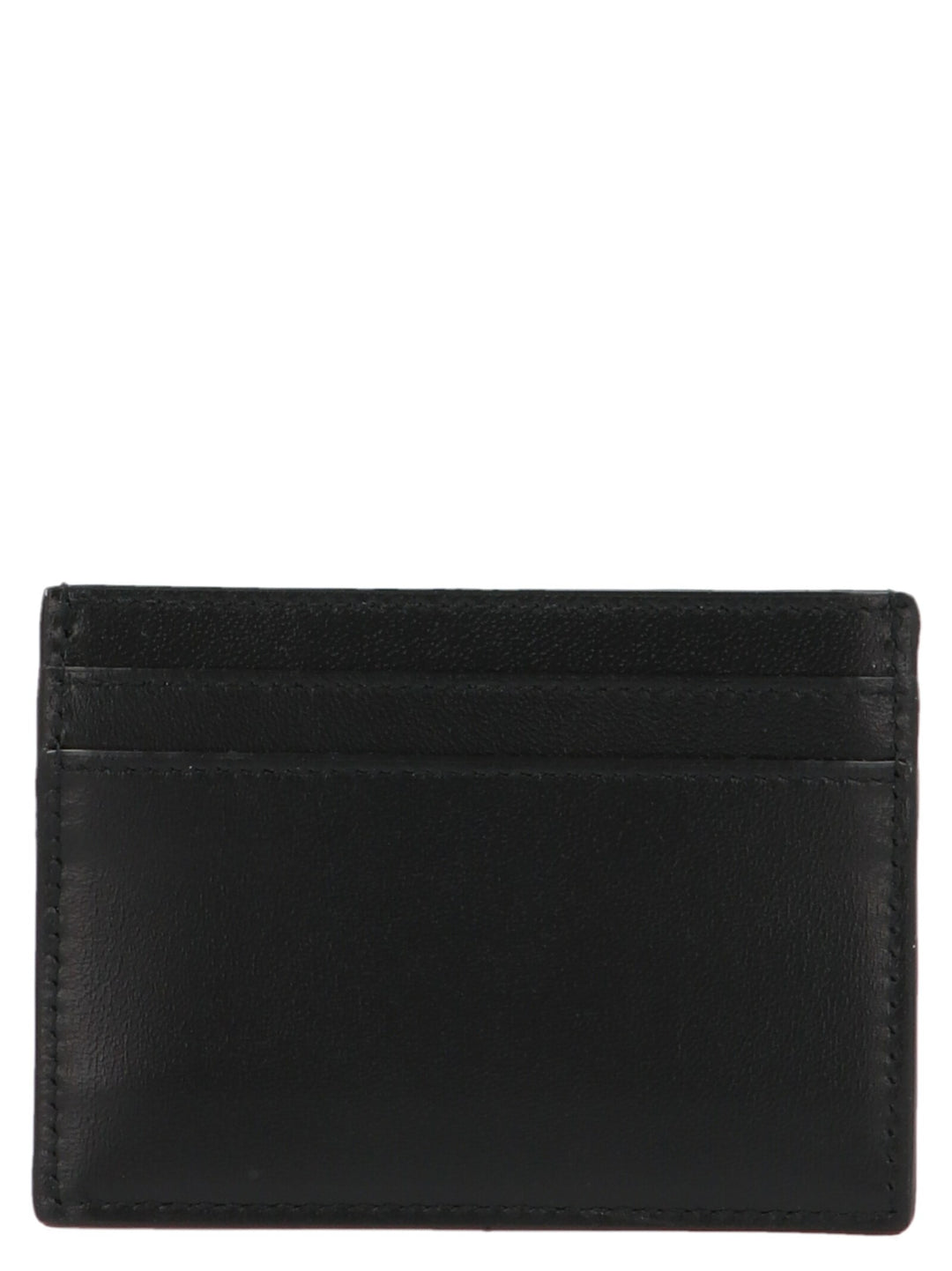 Logo Leather Cardholder Wallets, Card Holders Black