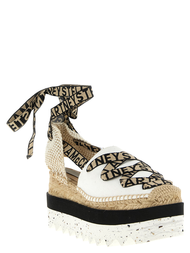 Stella Mccartney Gaia Wedges - Beige | a4fa51e8f9538486a6deb6f3cc84d3dd60e70c86