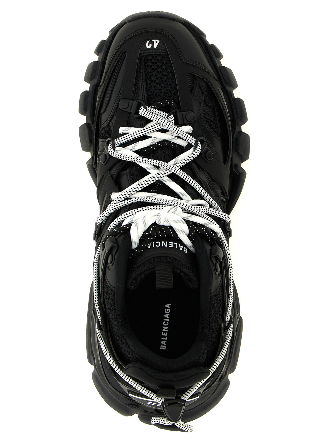 Balenciaga Track Trail Laces Sneakers - Black | 1f00cafa0f64f864c76794cbfa5c1a04401557a8