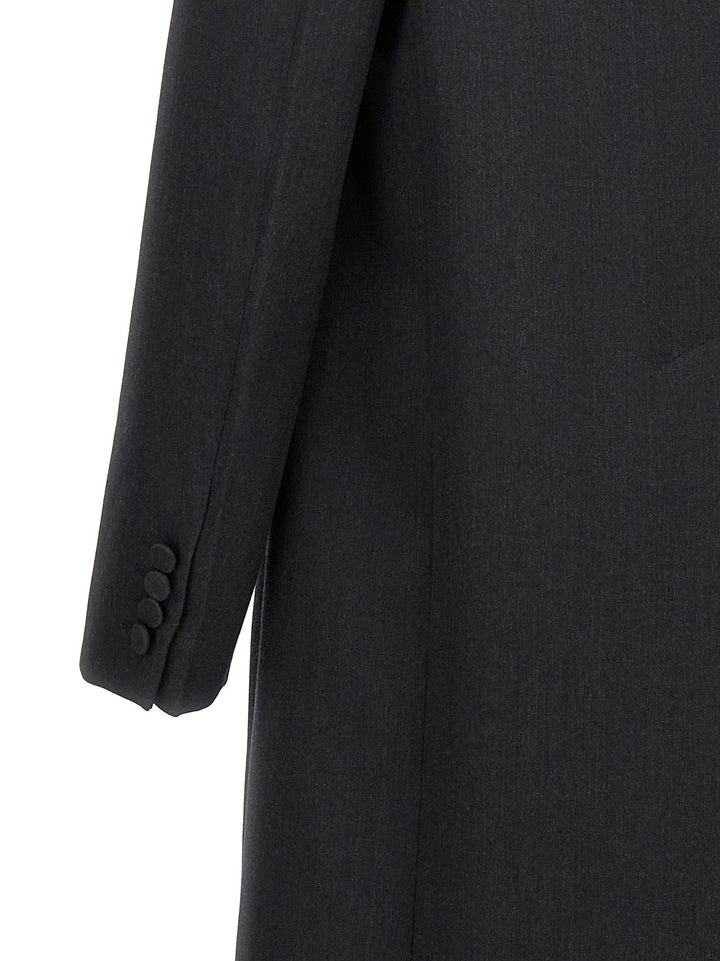 Gucci Double-Breasted Coat Coats and Trench Coats - Gray | 76e6a0d64444b8dc378a396ff3d0d0f0dfa9f490