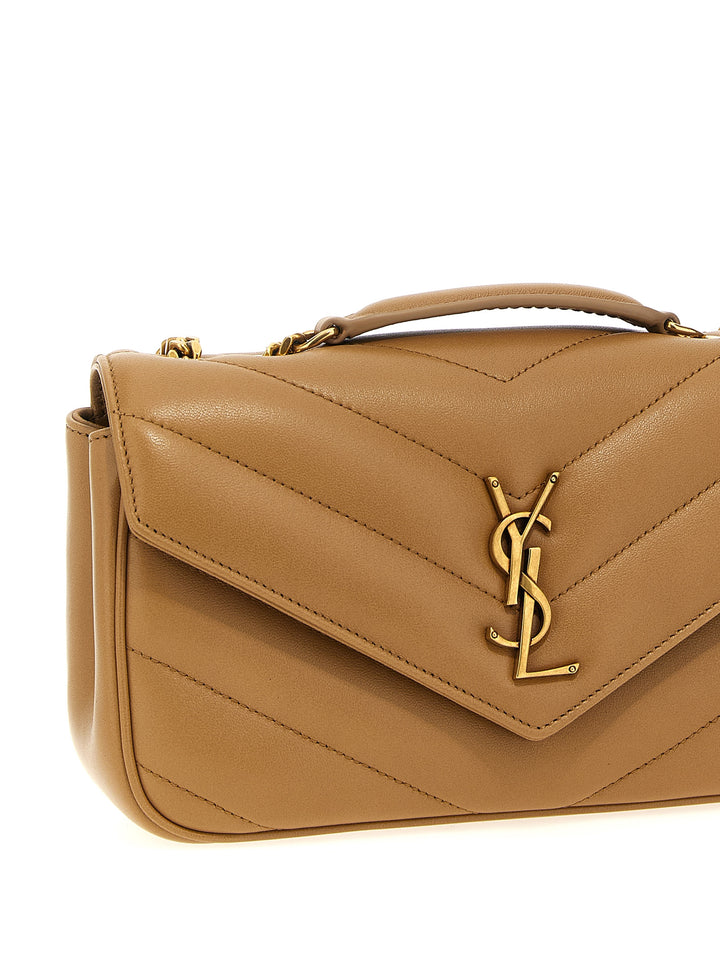 Saint Laurent Loulou Small Shoulder Bags - Beige | 47a61c6f347a0d8226994ea4c6639af83450ebf7
