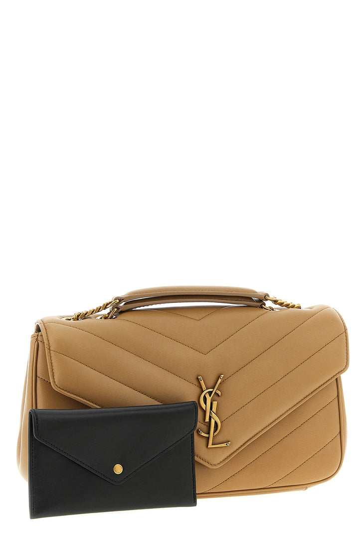 Saint Laurent Loulou Shoulder Bags - Beige | 50d2ab21ca55d825aa078e4117ffaa5126ebff7b