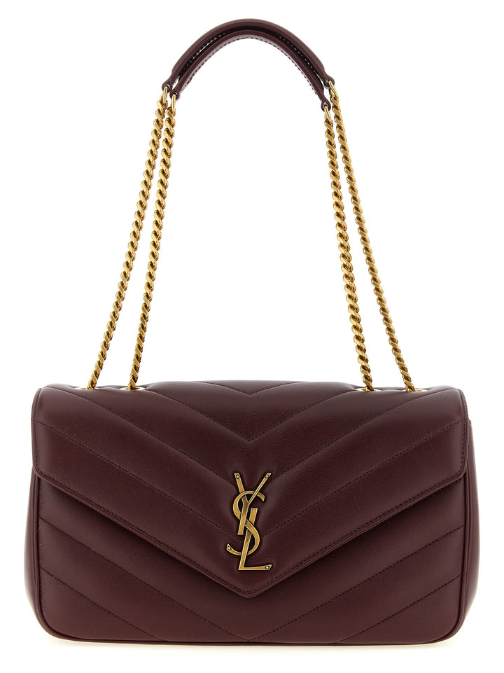 Saint Laurent Loulou Shoulder Bags - Bordeaux | e26fff2b6cc1301e5e135e03ab2279d9109d2edd
