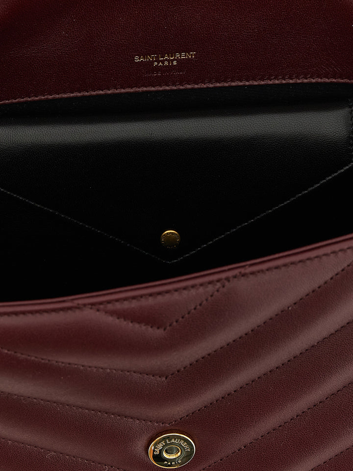 Saint Laurent Loulou Shoulder Bags - Bordeaux | 59cd6dcf790f4780b382d92ac8157a2745b8473e