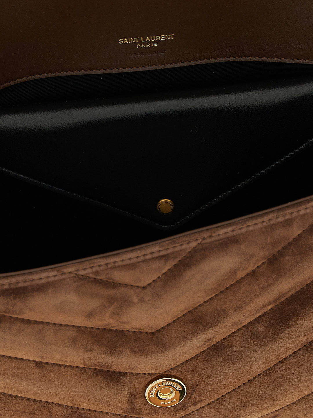 Saint Laurent Lou Lou M Shoulder Bags - Brown | 86a12e4cff854b062ced04bded125507ab4ee560