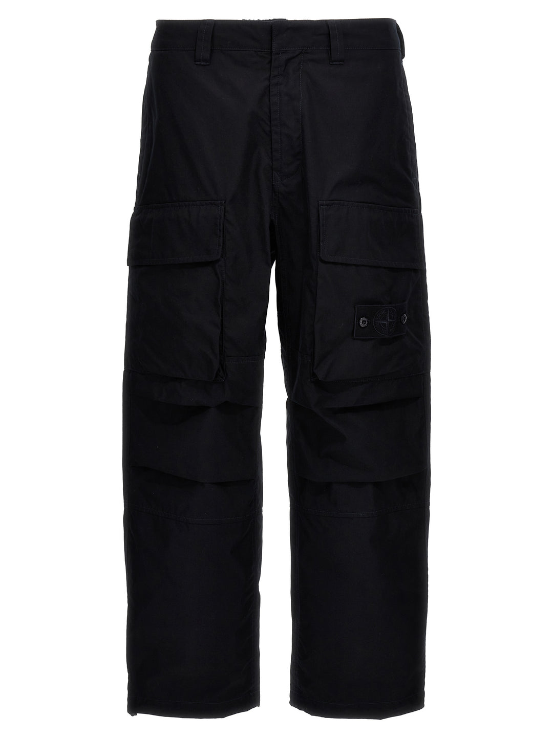 Logo Badge Cargo Pants Blue