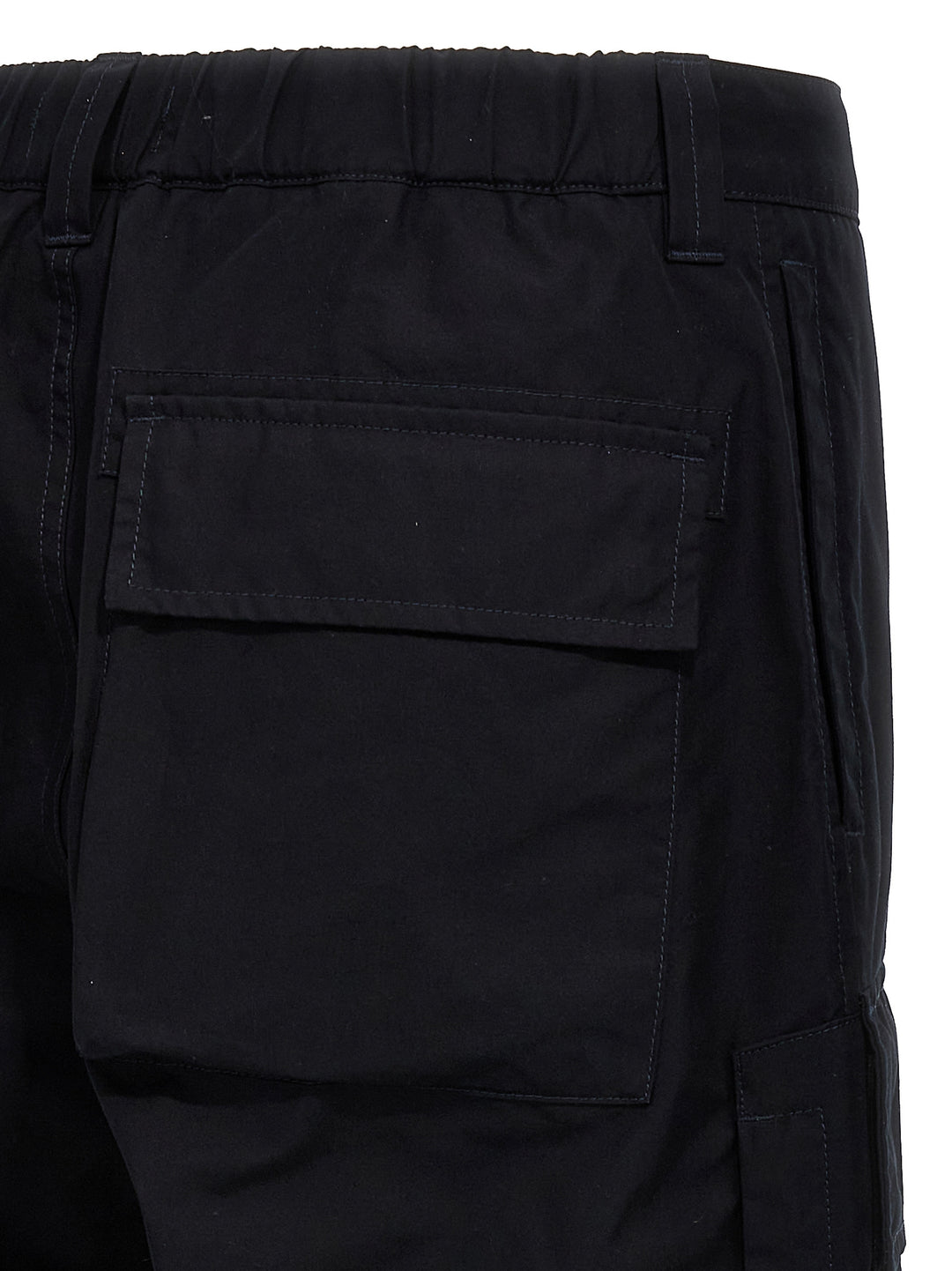 Logo Badge Cargo Pants Blue