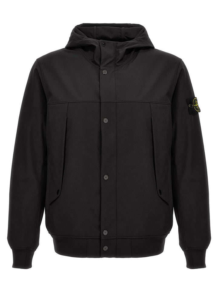 Light Soft Shell-R Casual Jackets, Parka Black