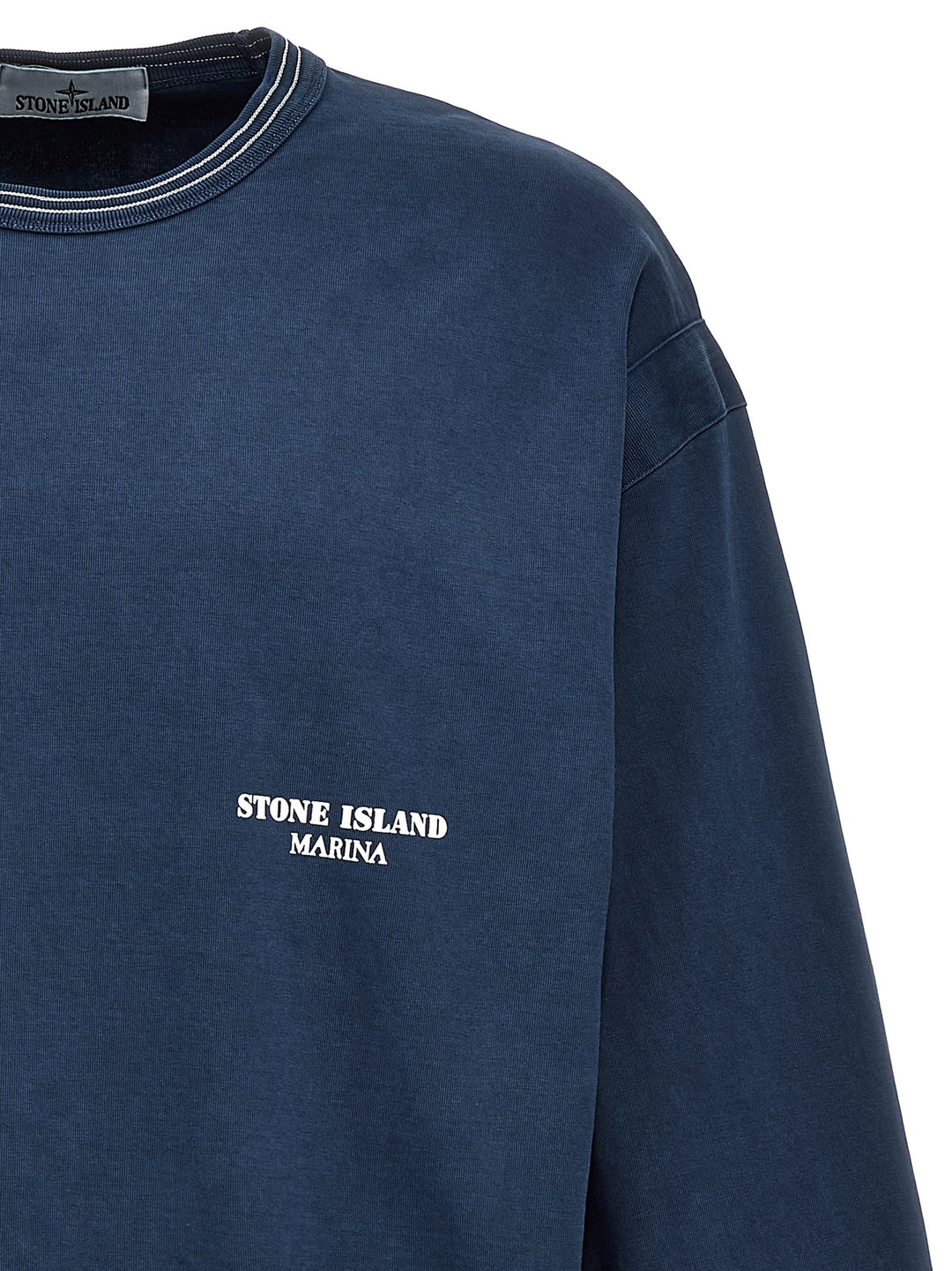 Logo Print Sweatshirt Blue