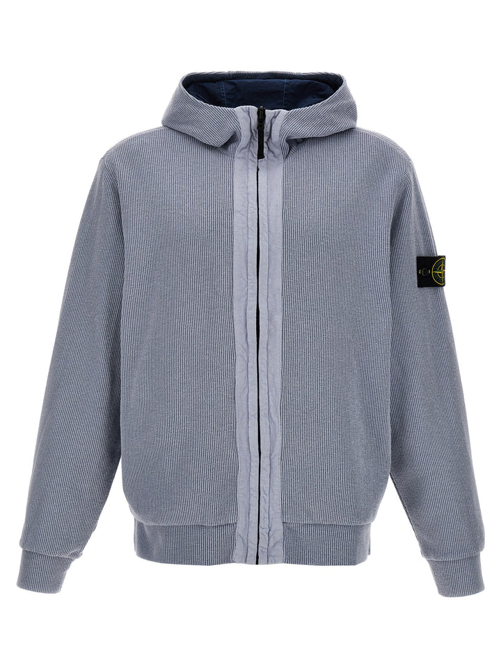 Reversible Hoodie Sweatshirt Light Blue