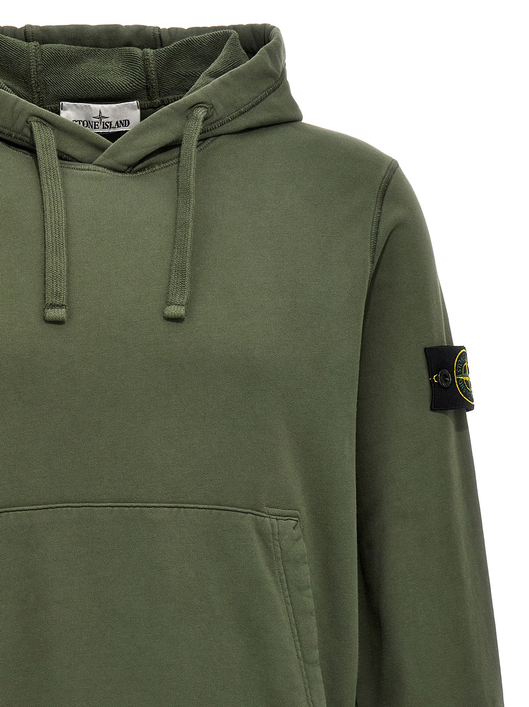 Logo Hoodie Sweatshirt Green