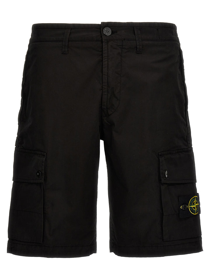 Logo Badge Bermuda Shorts Bermuda, Short Black