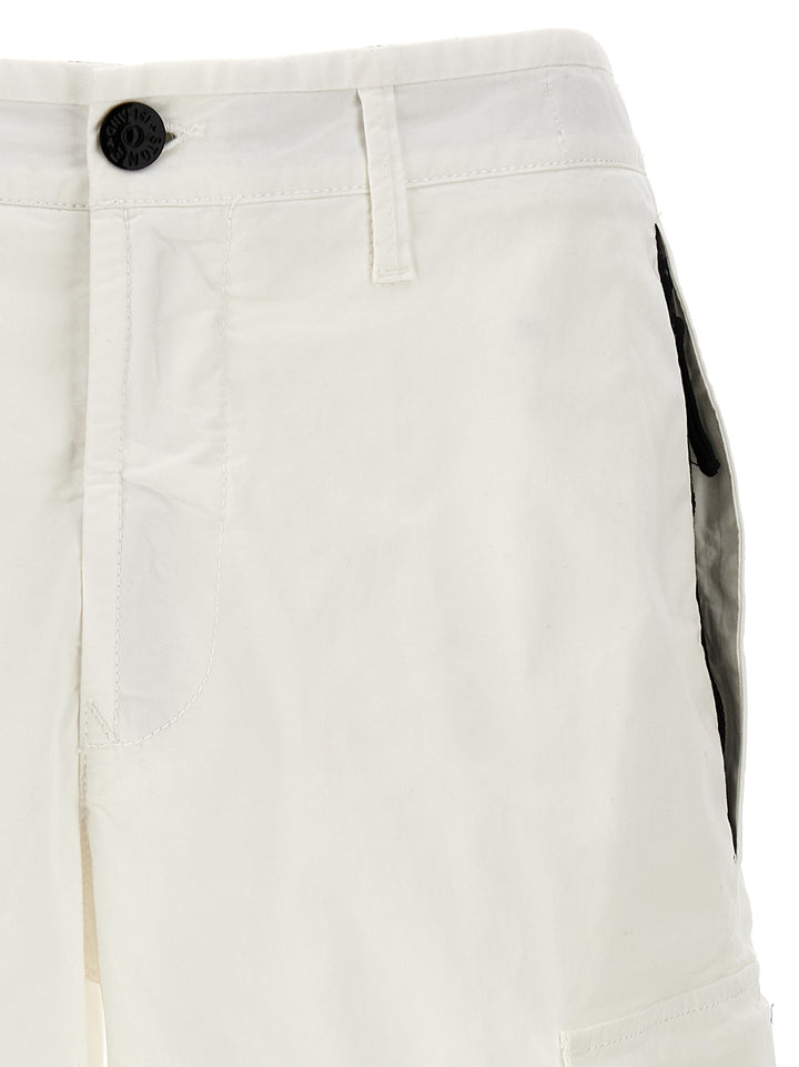 Logo Badge Bermuda Shorts Bermuda, Short White