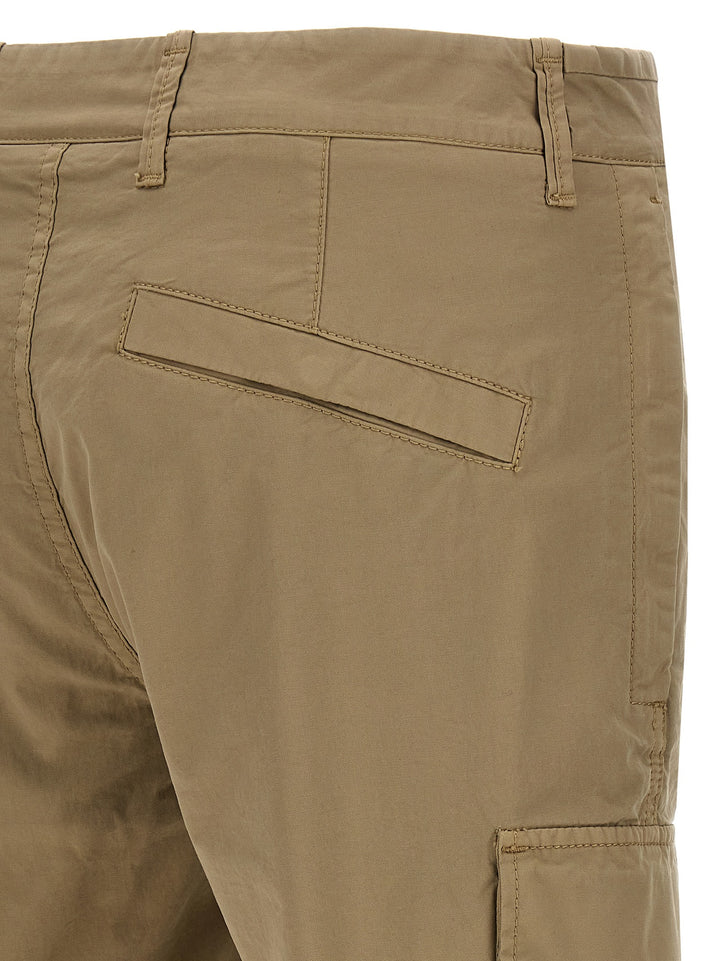 Logo Badge Bermuda Shorts Bermuda, Short Beige