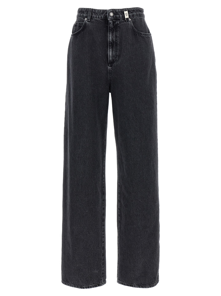 Wide Leg Jeans Black