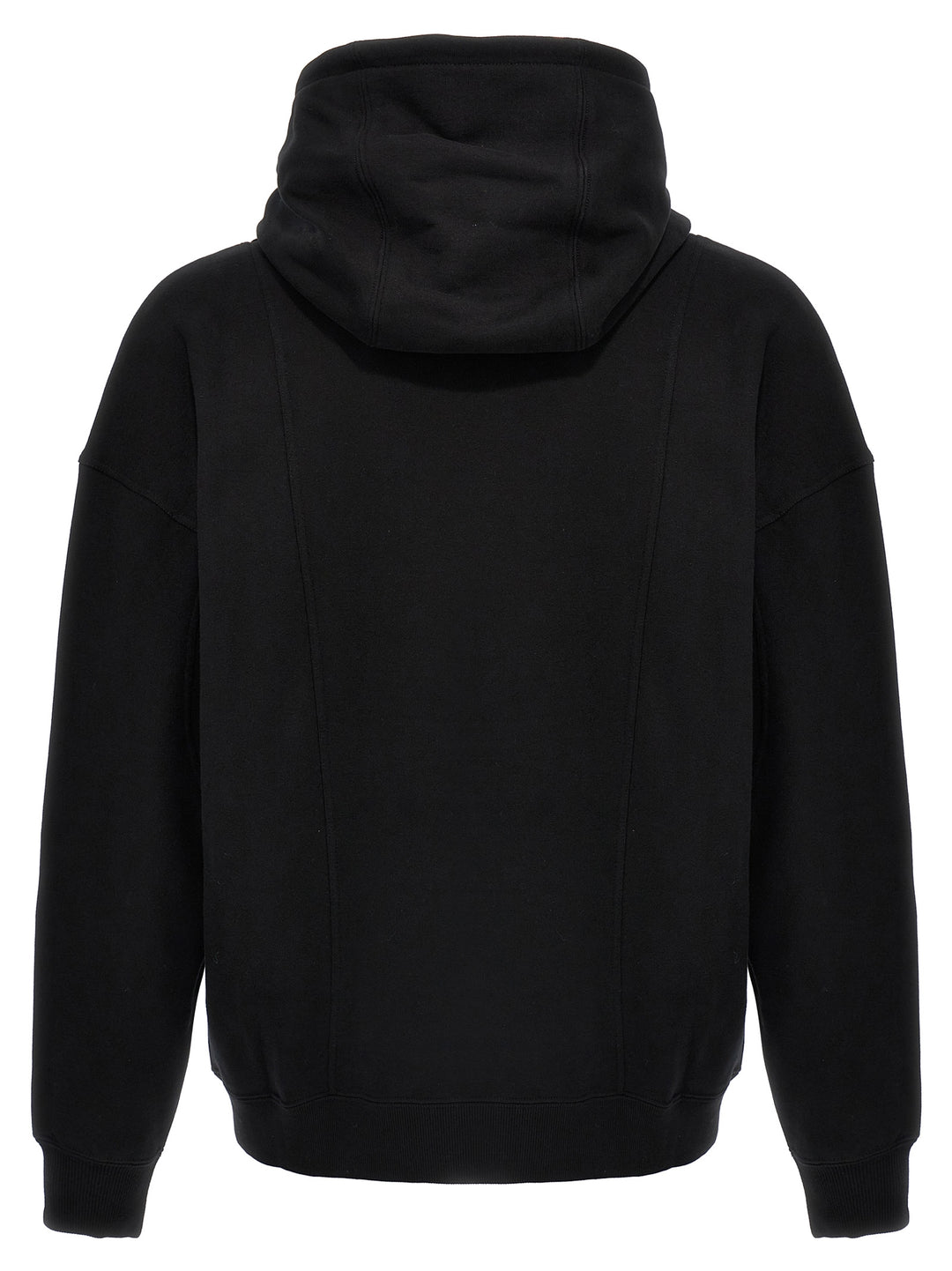 Half Zip Hoodie Sweatshirt Black