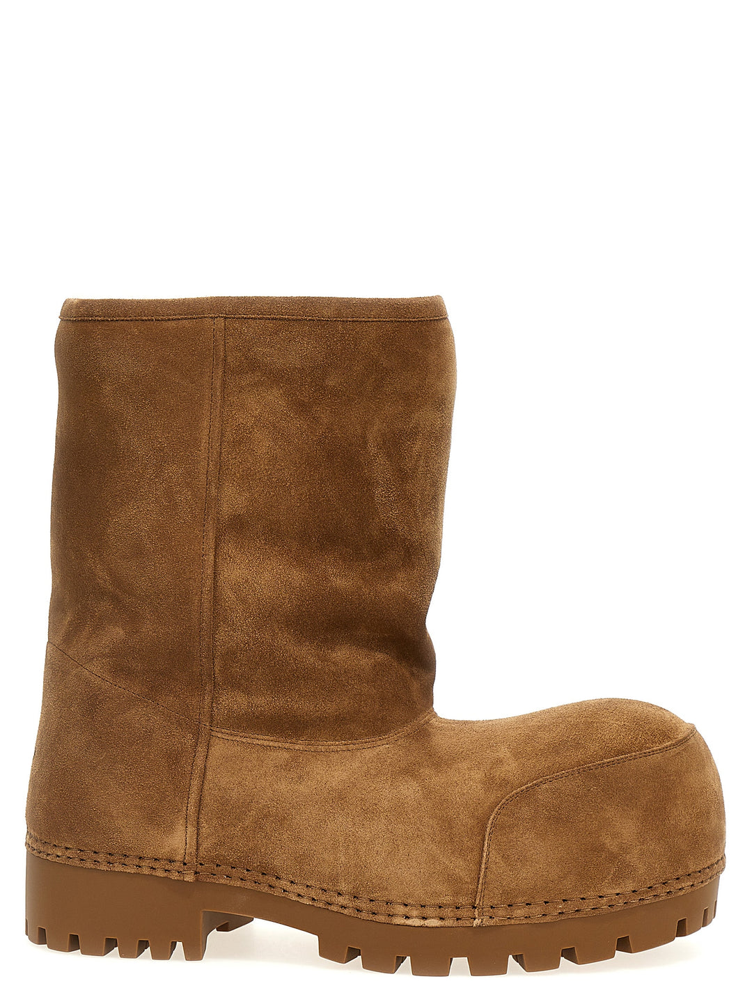 Alaska Fur Boots, Ankle Boots Brown