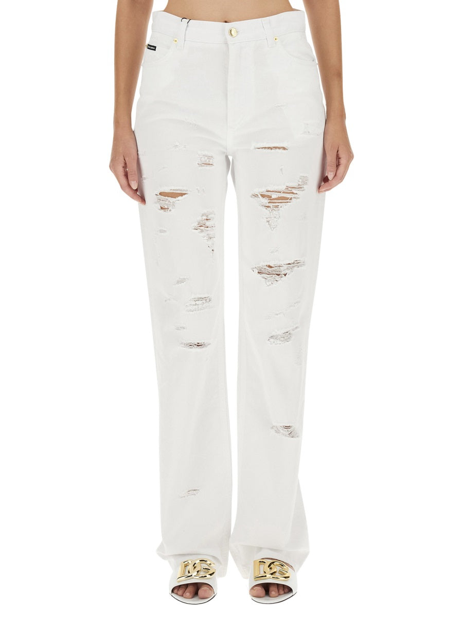 Dolce & Gabbana Denim - White | Wanan Luxury