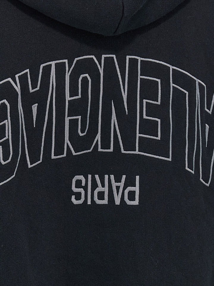 Balenciaga Flipped Uni Sweatshirt - Black | 2ff2f892620a7ba5943a6e4d9721da460886b7a9