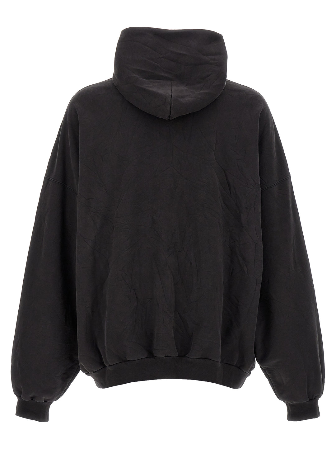 Logo Print Hoodie Sweatshirt Black