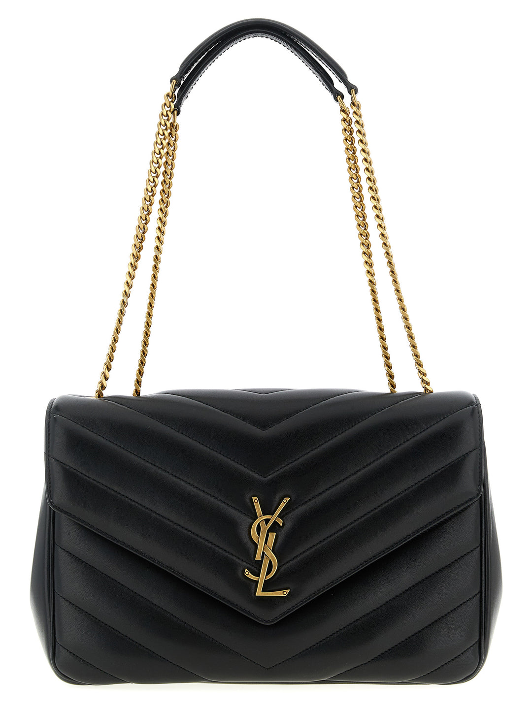 Saint Laurent Loulou Shoulder Bags - Black | 2908dbc93146d7511e22ddc743b0b1182e76c9ff