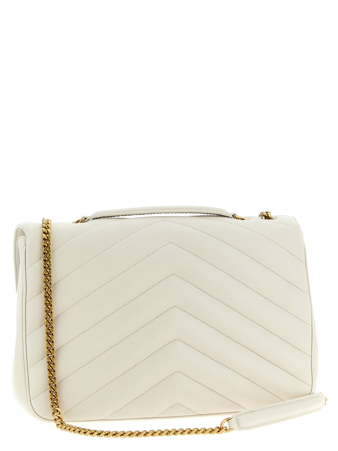 Saint Laurent Loulou Shoulder Bags - Beige | 1549ce9c88f172b9d7603f08e533f9662901199f