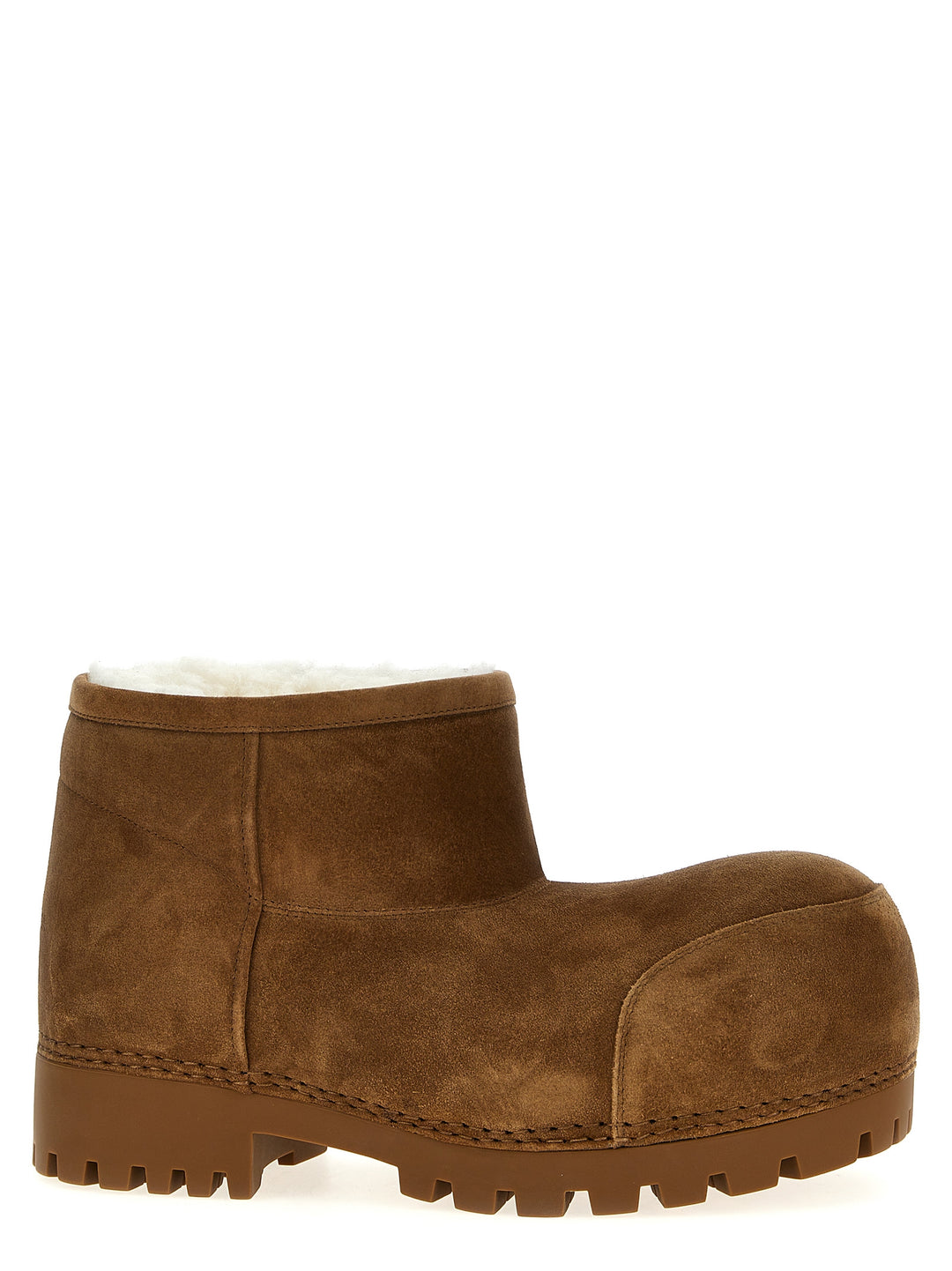 Alaska Fur Boots, Ankle Boots Brown