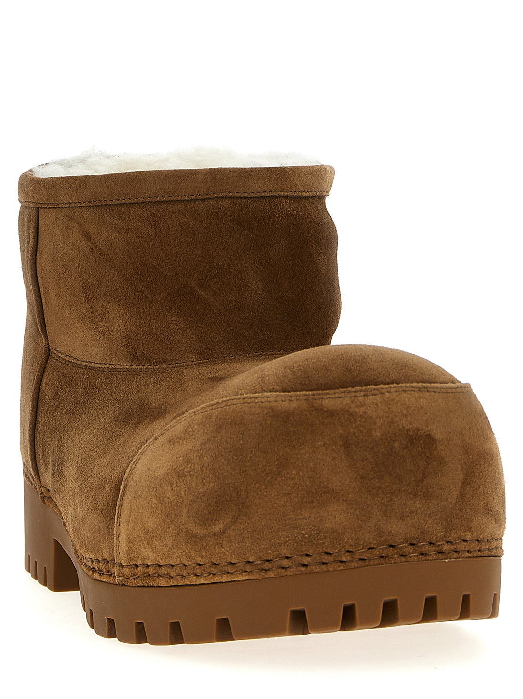 Alaska Fur Boots, Ankle Boots Brown