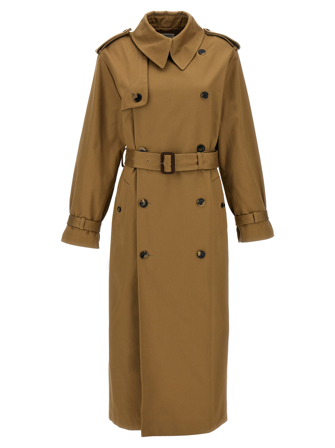 Serge Double-Breasted Trench Coat Coats, Trench Coats Beige