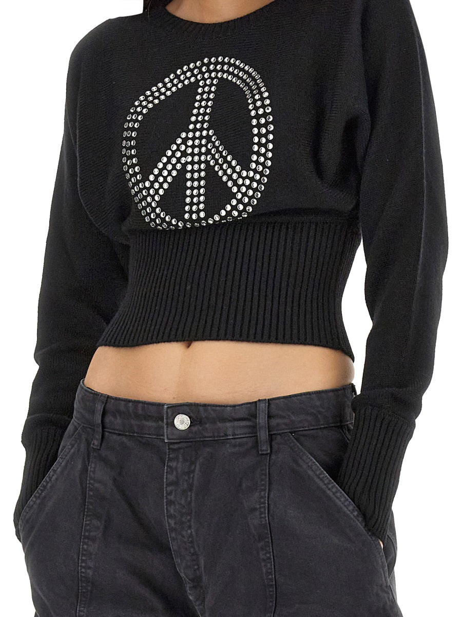 Moschino Jeans Sweaters - Black | 05039aa48f481275ebbbb4e4178b451db57e2dcf
