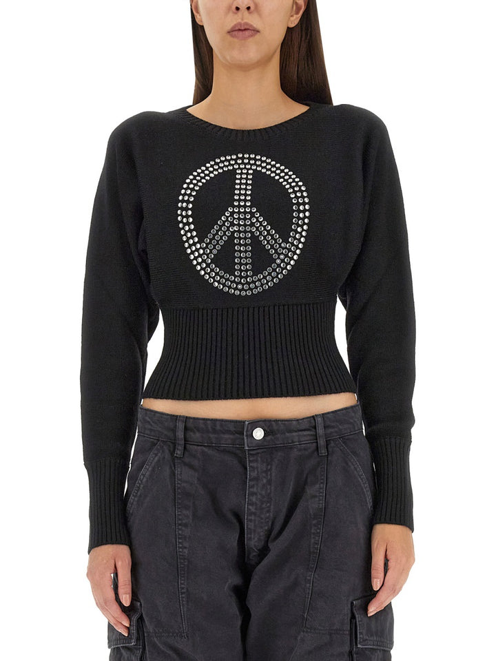 Moschino Jeans Sweaters - Black | 80e0ee44077f01357cc2f6df797039cb42472428
